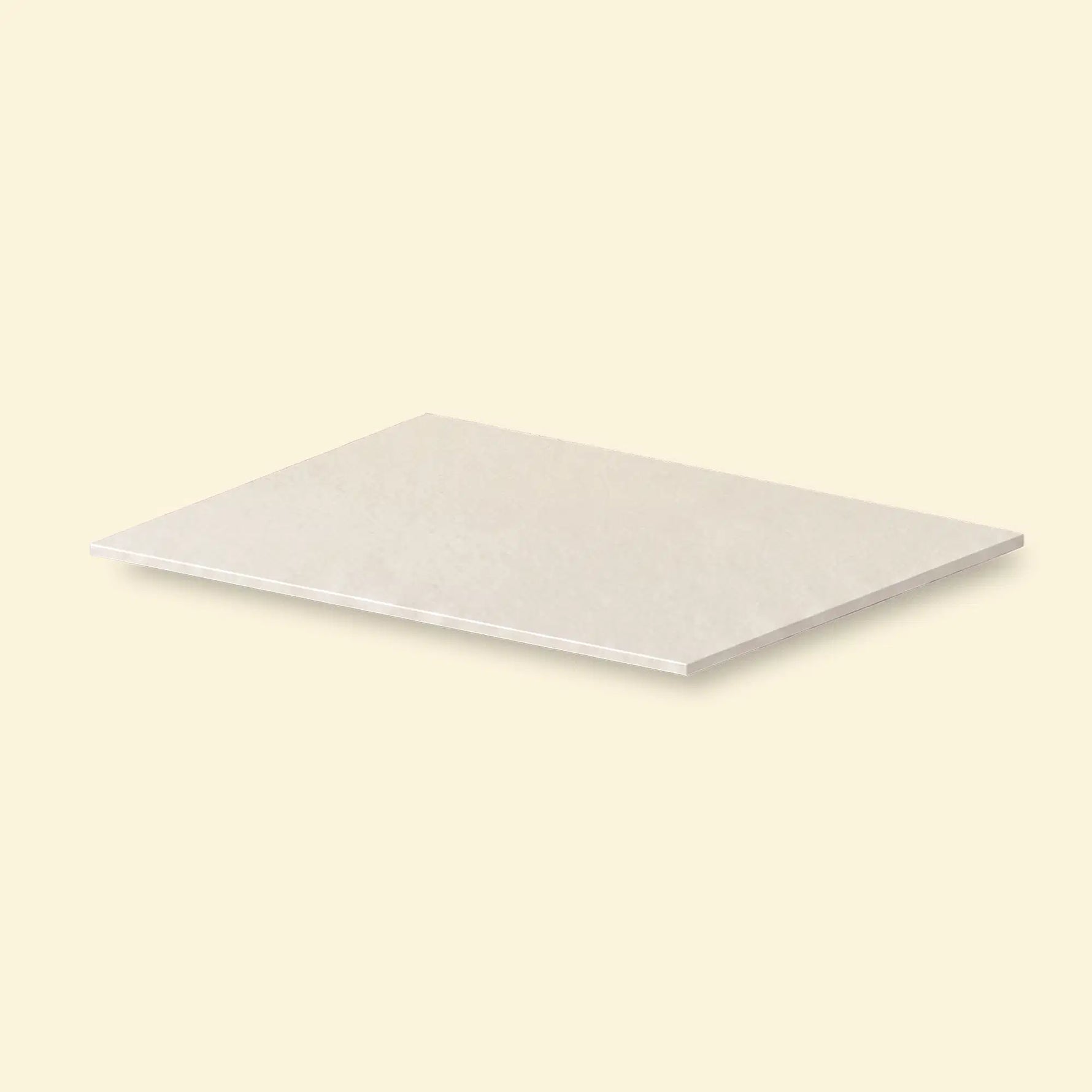 Plan de travail en céramique blanc pour module kamado Pilotis Vivaplancha.
::visuel:creme
