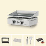 Pack Vivaplancha Flamenco avec chariot, couvercle inox et accessoires pour plancha